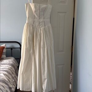 House of CB Ivory Strapless Dress